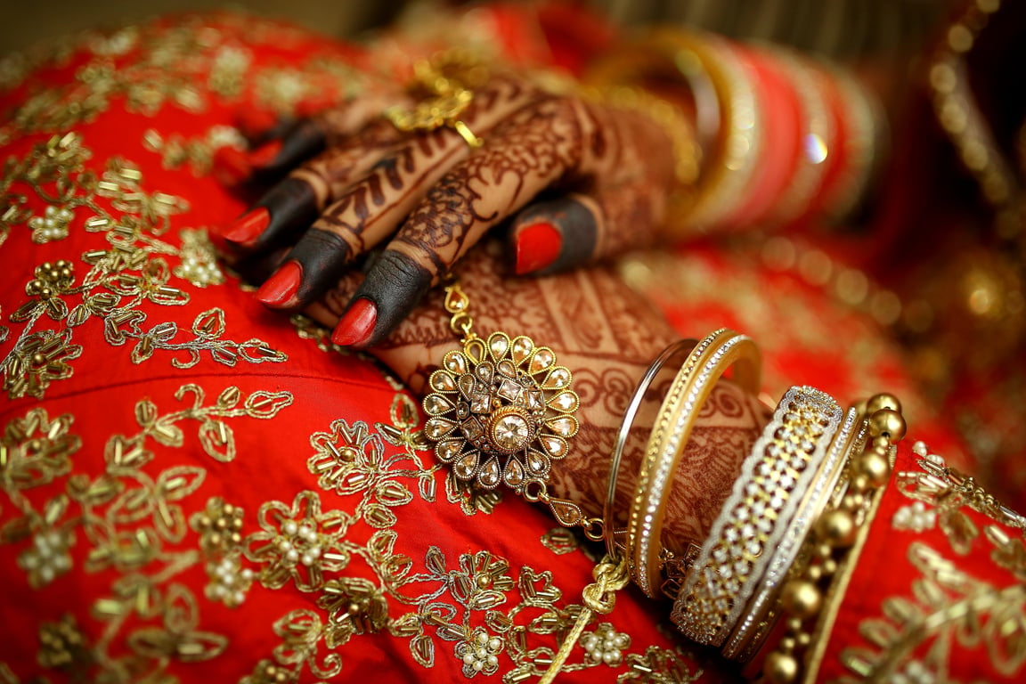 Black Floral Hand Mehndi