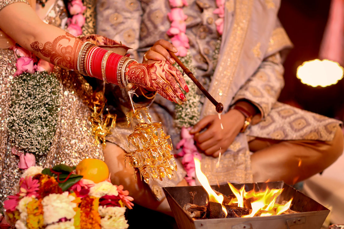 Person Holding Stick With Candles